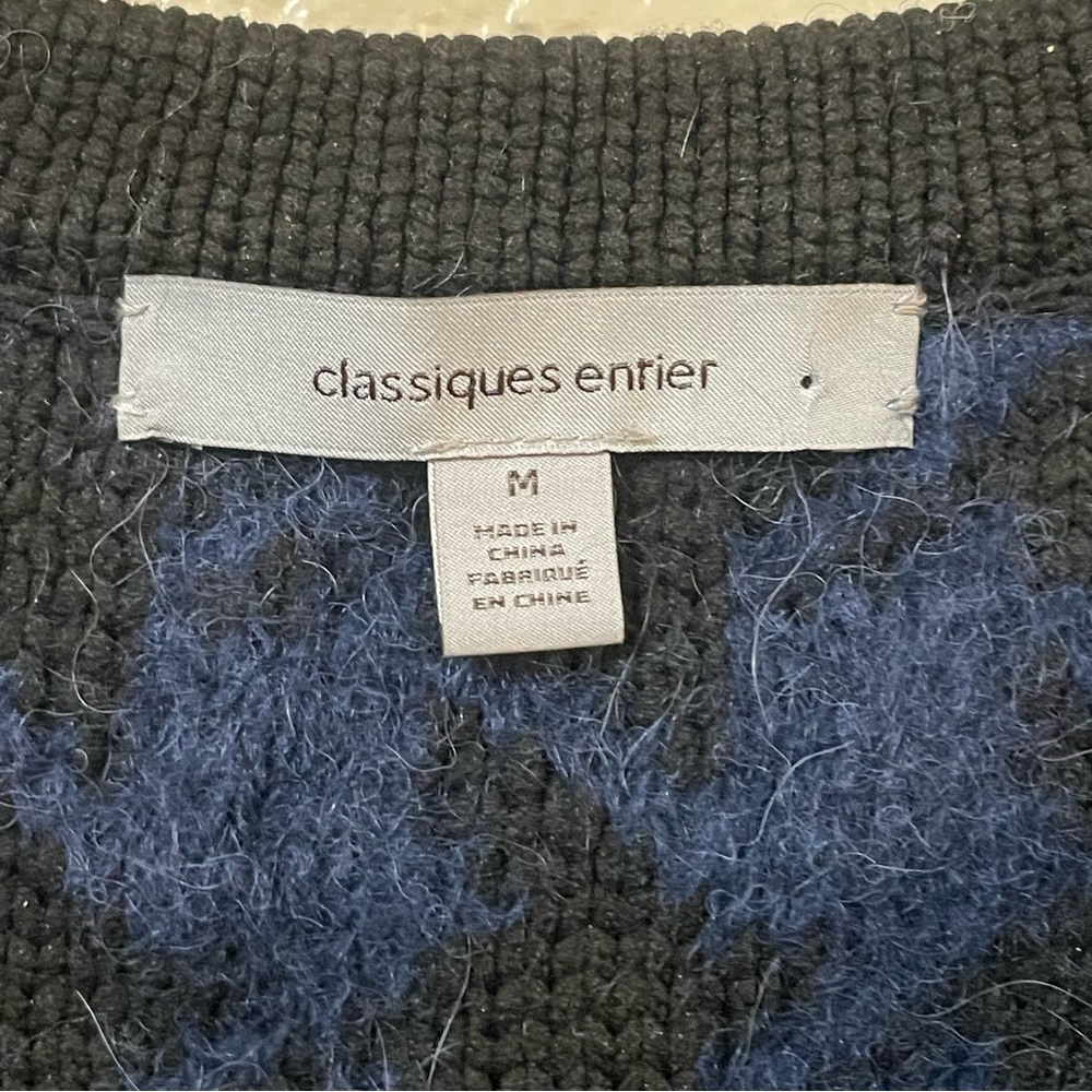 Classiques Entier Mohair Alpaca Blend Houndstooth… - image 7